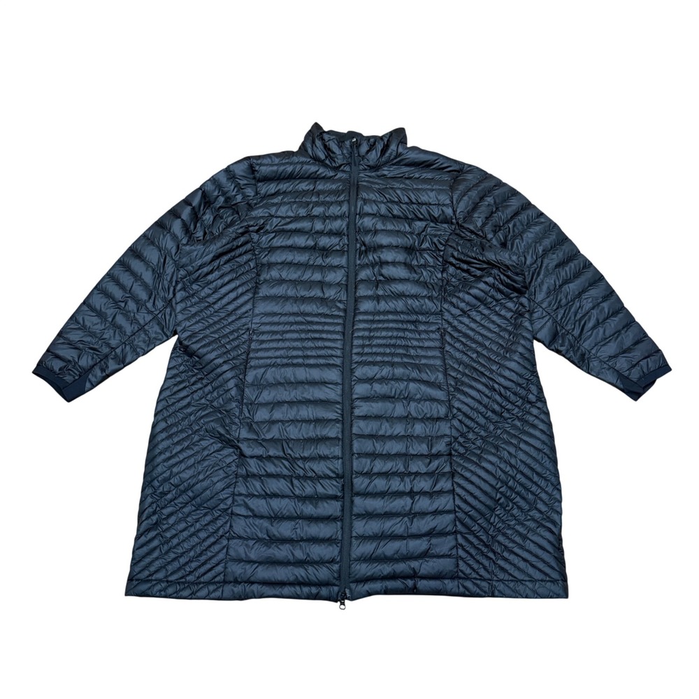 Duluth Trading Co Down Right Coat Black Womens 3X Pertex Quantum Puffer Jacket